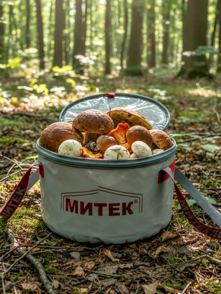 Сумка МИТЕК с грибами в лесу